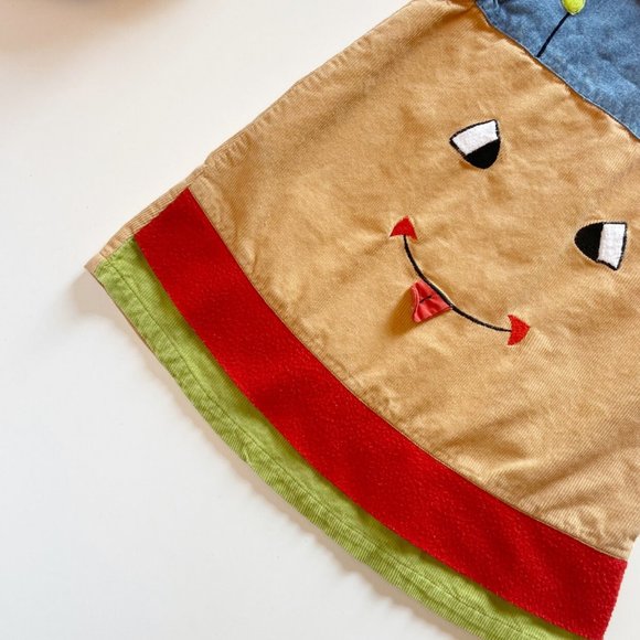 Babalooi Face Corduroy Jumper Dress | Size 4 - Picture 3 of 5